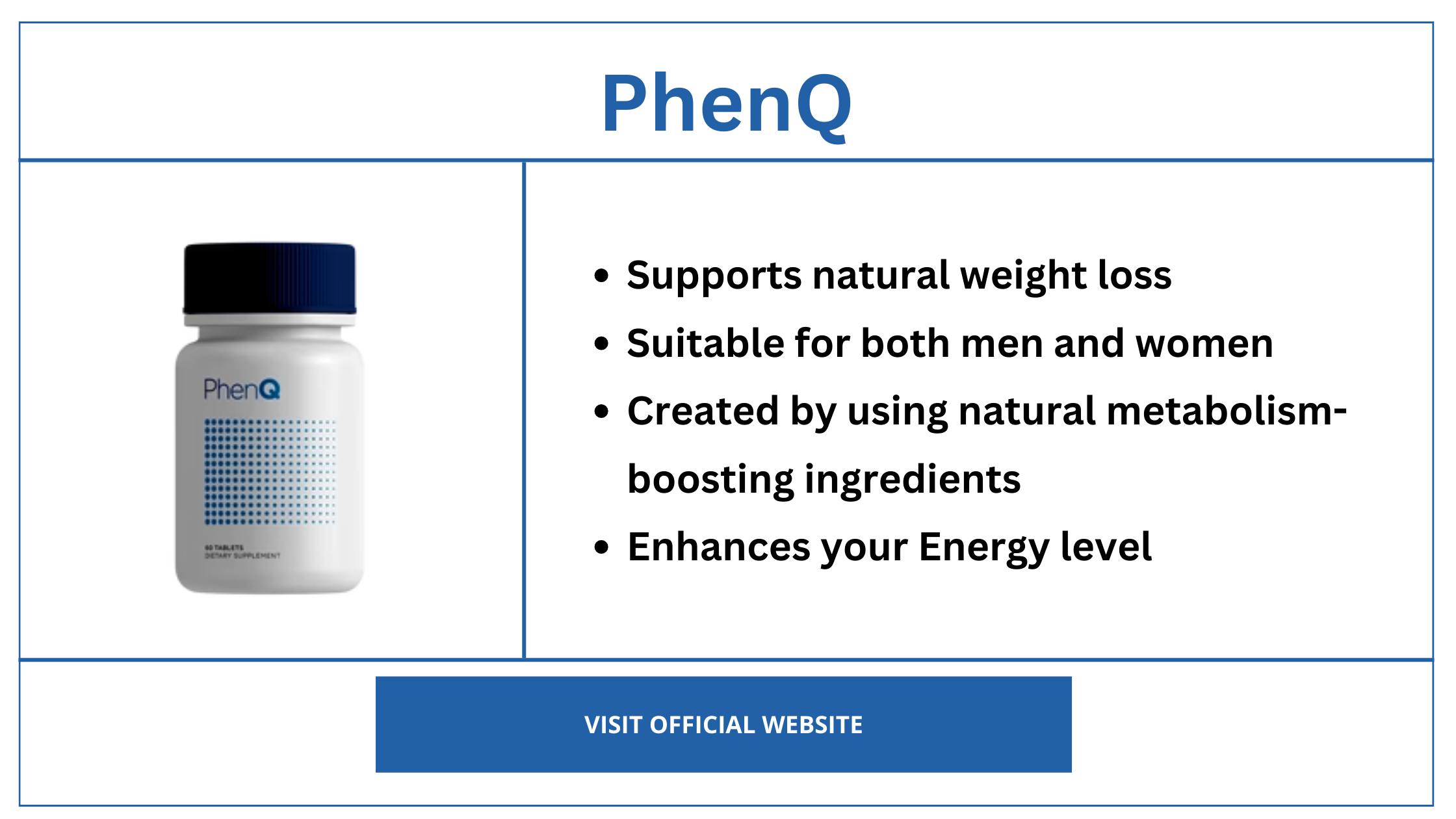 PhenQ afslanksupplement