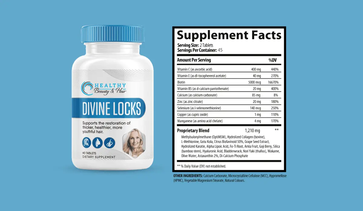 Divine Locks Supplement Facts
