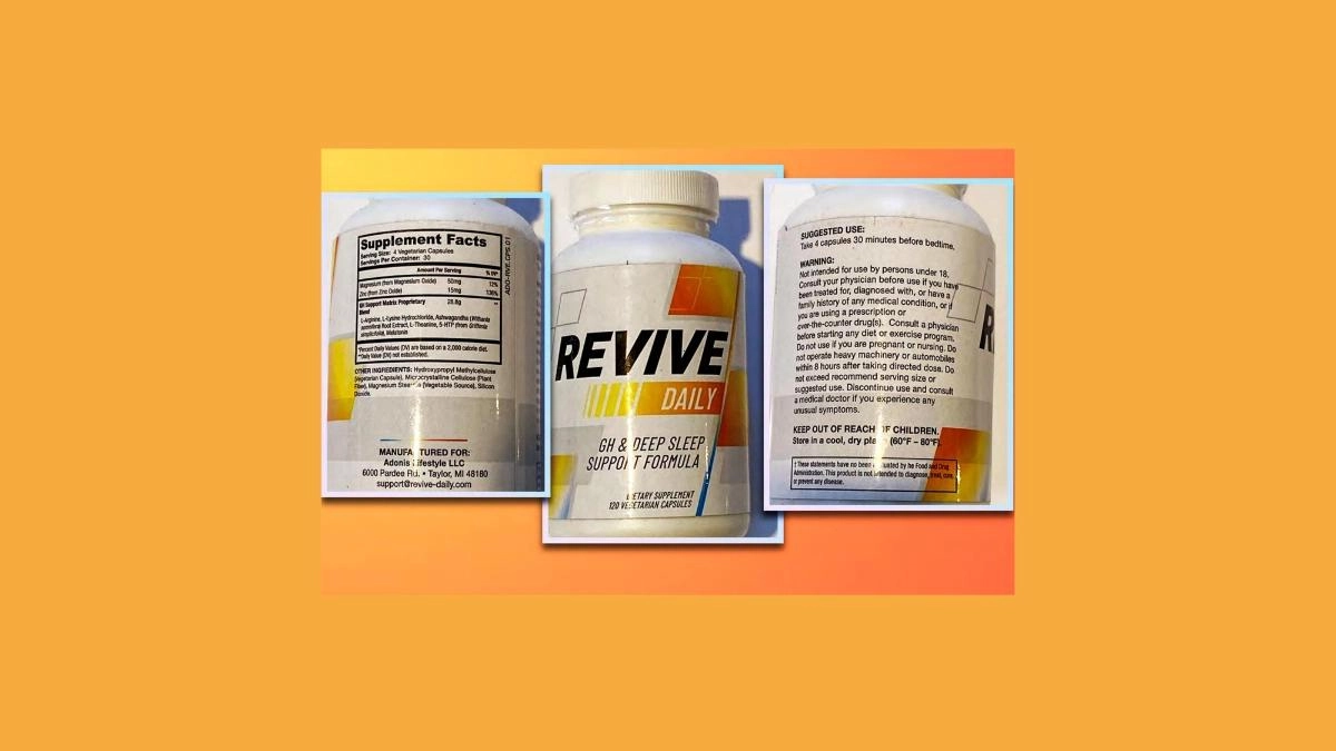 Revive Daily Supplement Facts