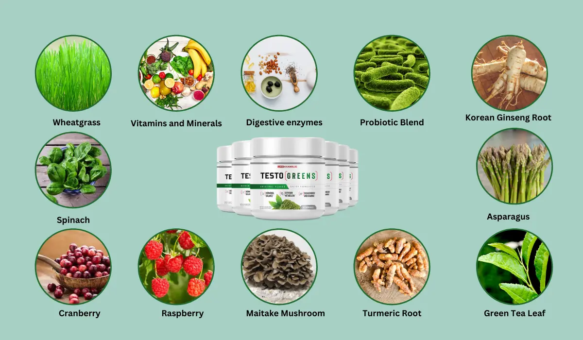 TestoGreens Ingredients