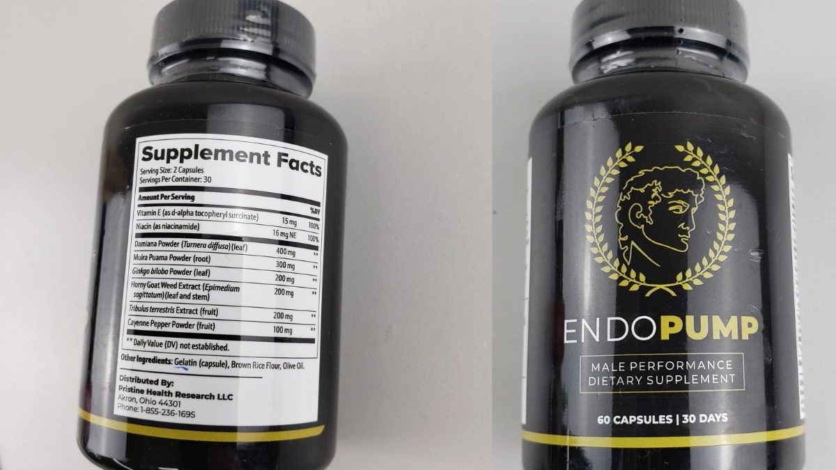 EndoPump Supplement Facts