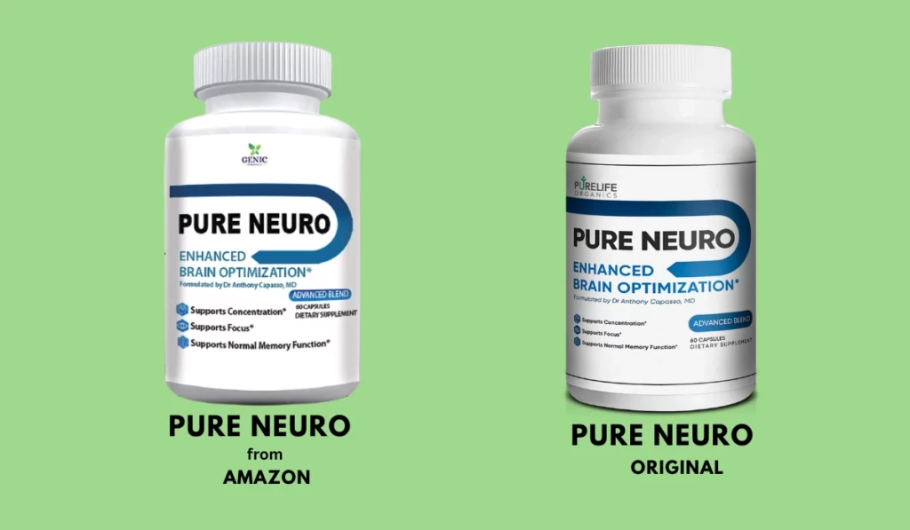 Pure Neuro Amazon vs Pure Neuro Original