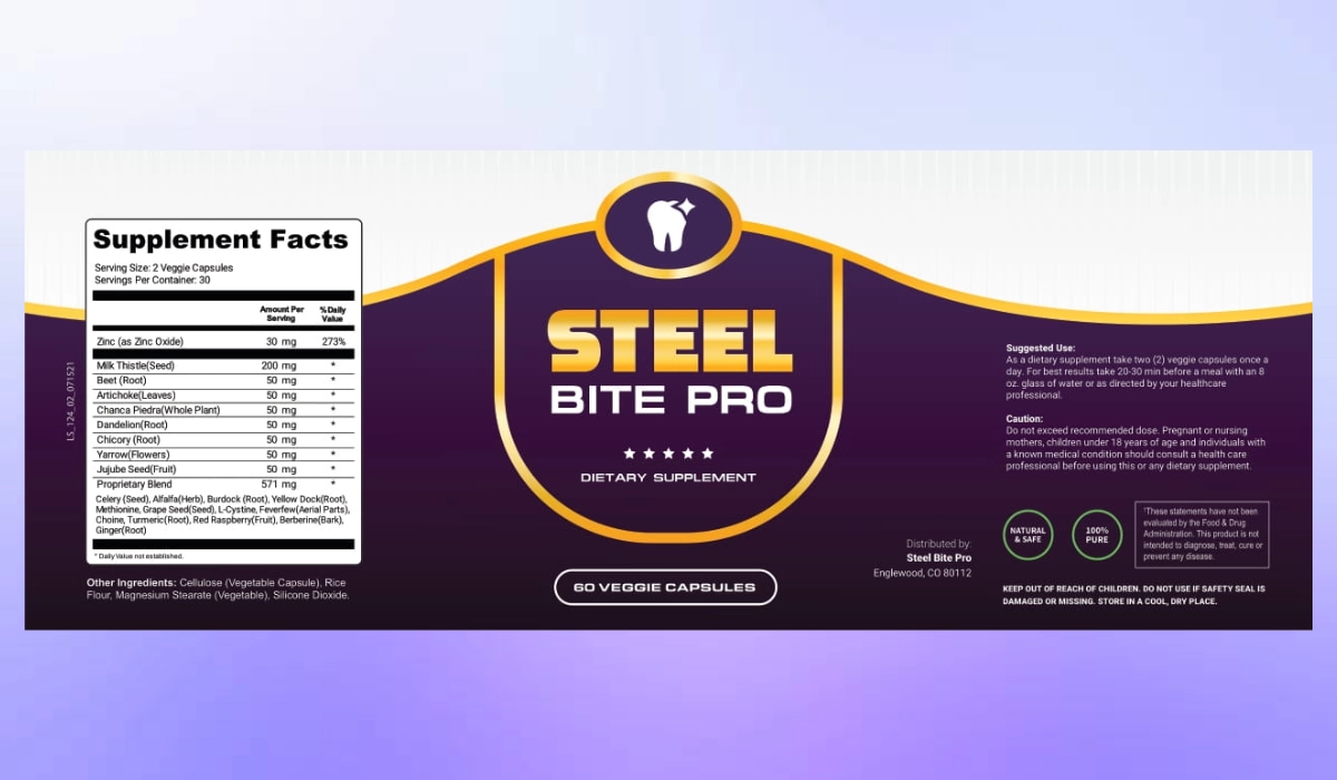 Steel Bite Pro Label