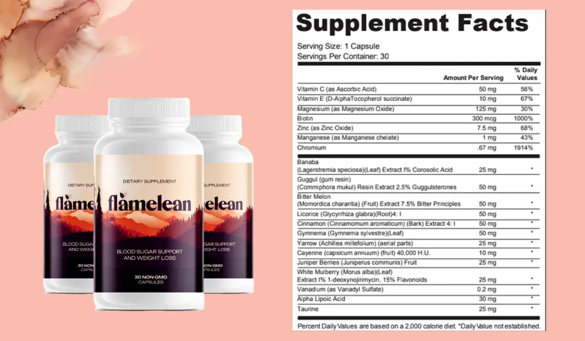 FlameLean Supplement Facts