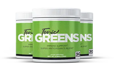 tonic greens 3 bottles