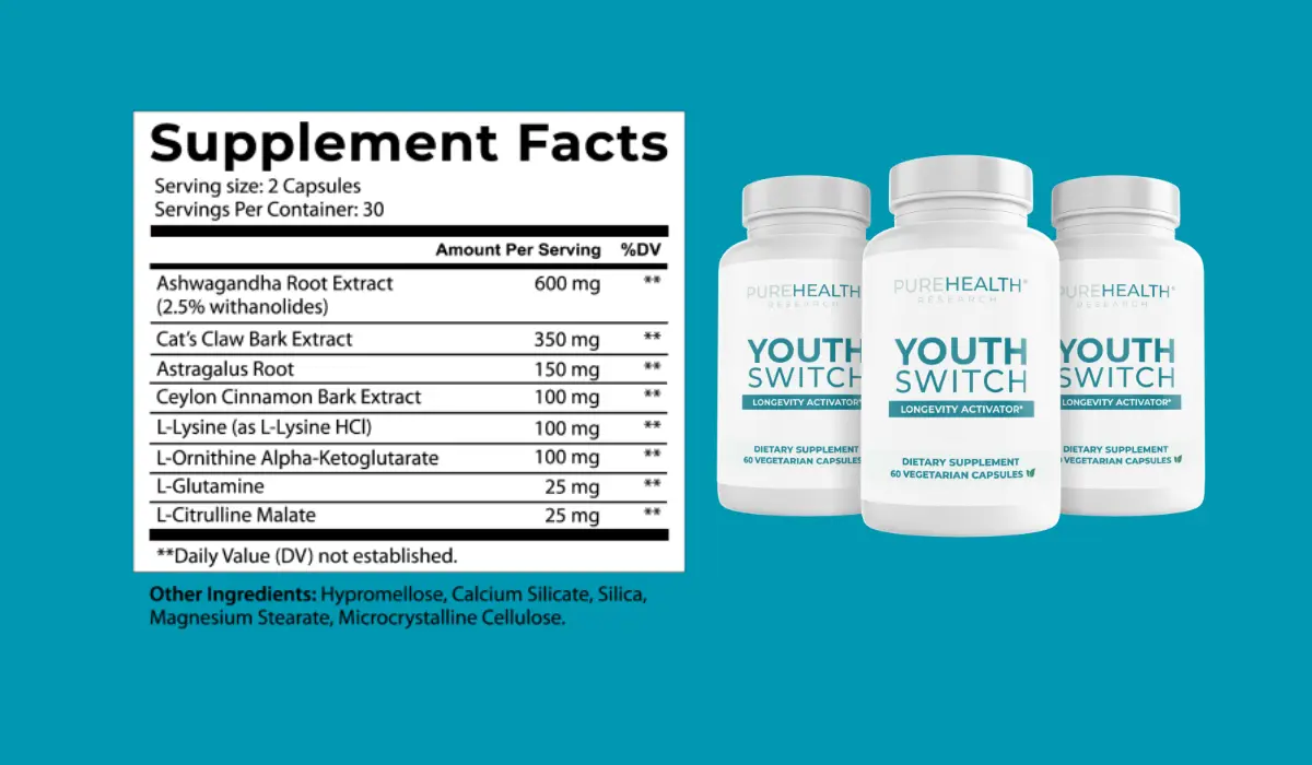 Purehealth Research Youth Switch Label
