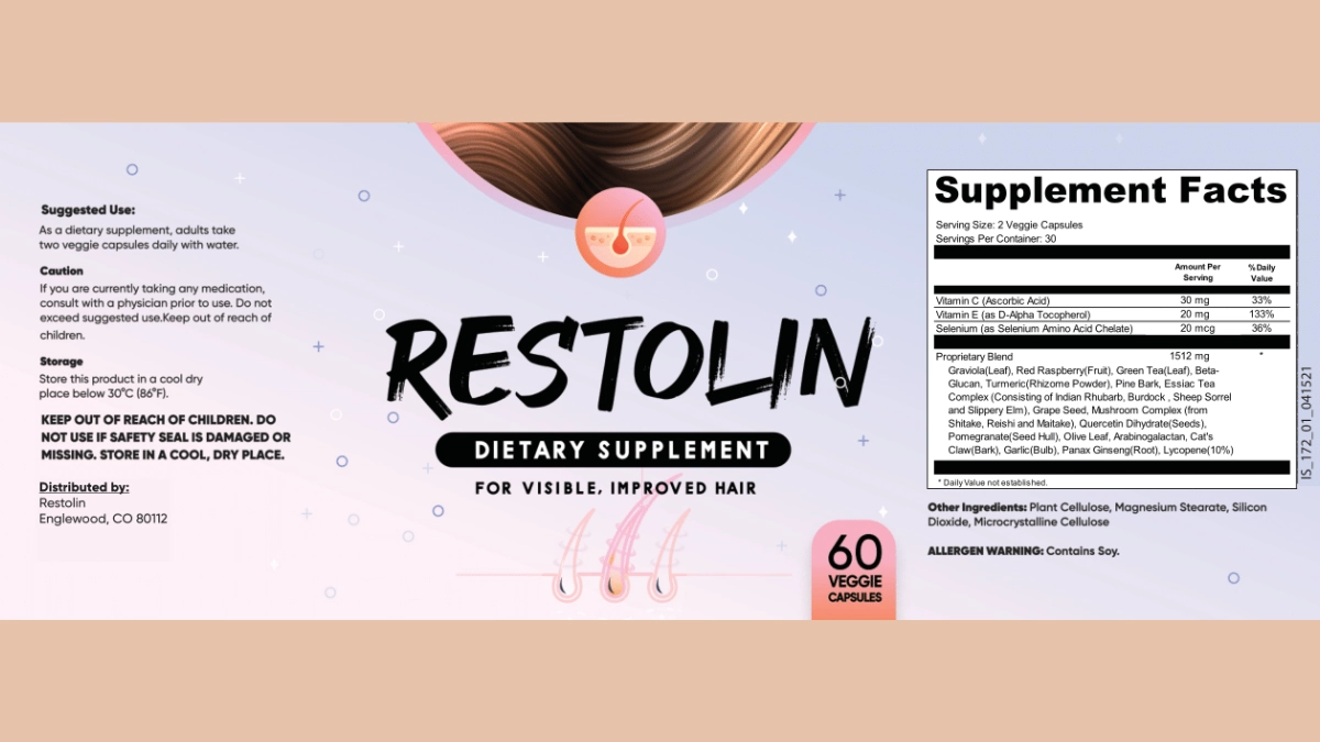 Restolin supplement Facts