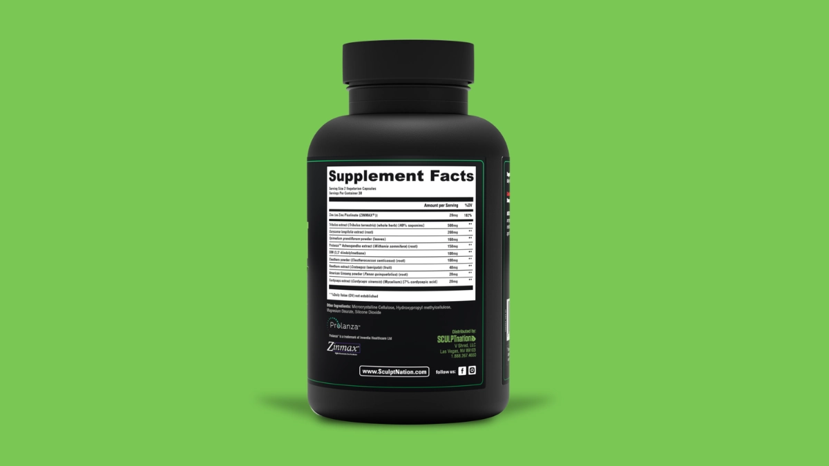 Test Boost Max  Supplement Facts