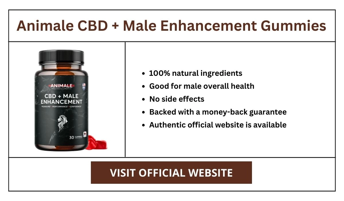 Animale CBD + Male Enhancement Gummies supplement