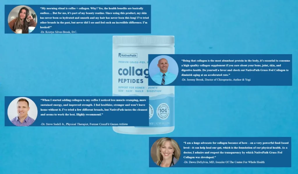 NativePath Collagen Peptides customer Reviews