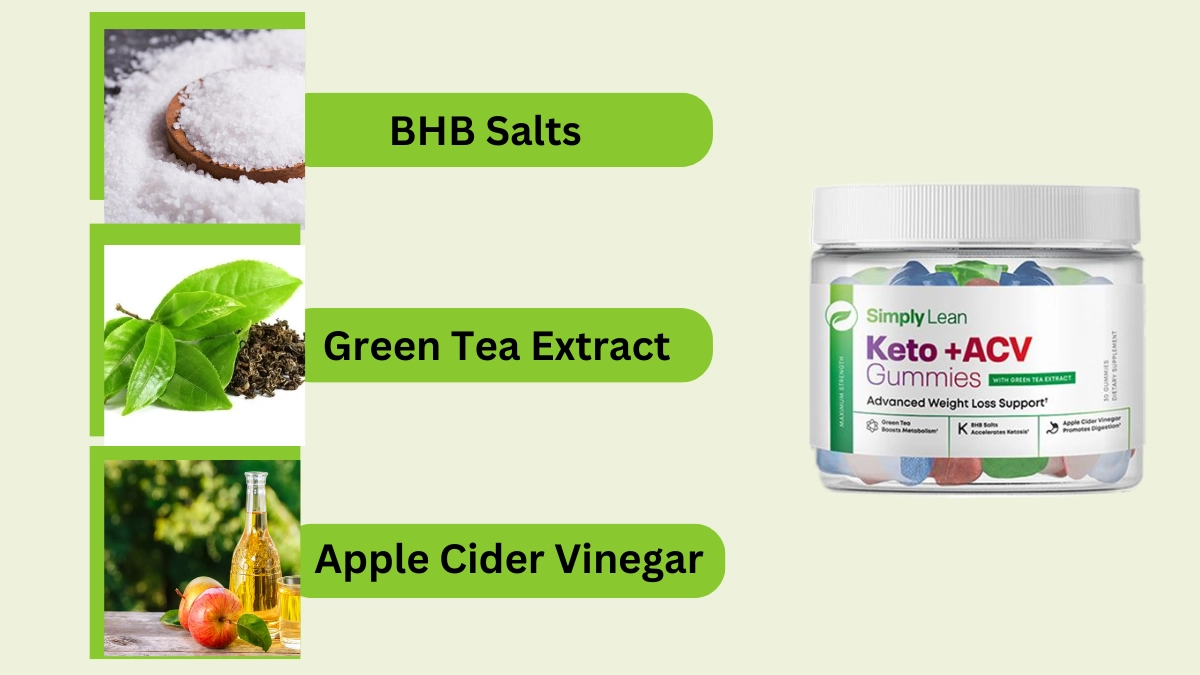 Simply Lean Keto Plus ACV Gummies Ingredients