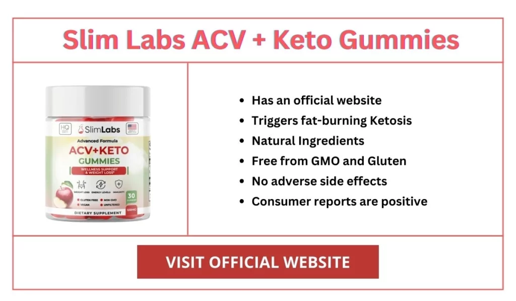 Slim Labs ACV + Keto Gummies