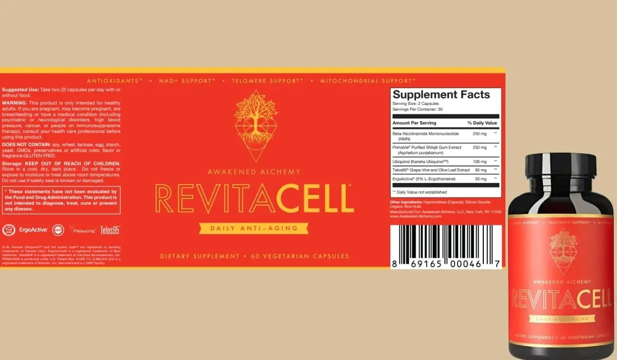 Revitacell Supplement Facts