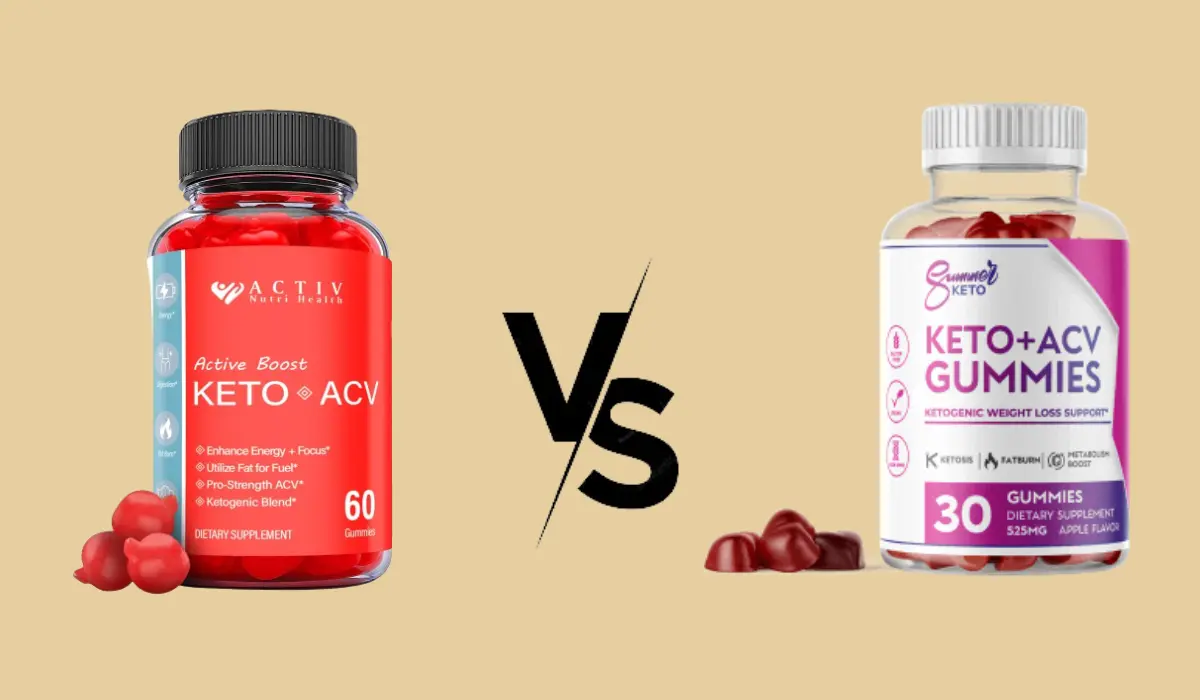 ActivBoost Keto + ACV Gummies VS Summer Keto + ACV Gummies 