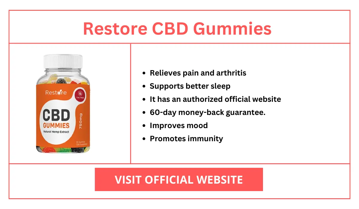 Restore CBD Gummies Facts