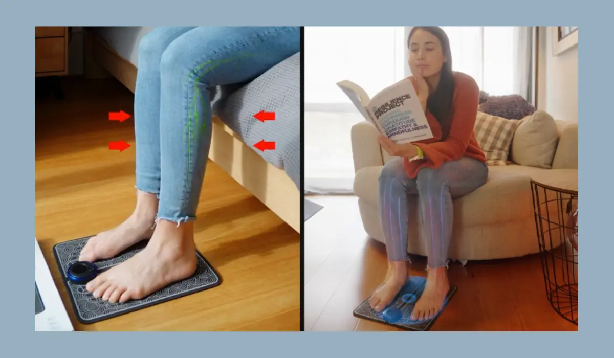 TheraFoot Pro EMS Foot Massager Working