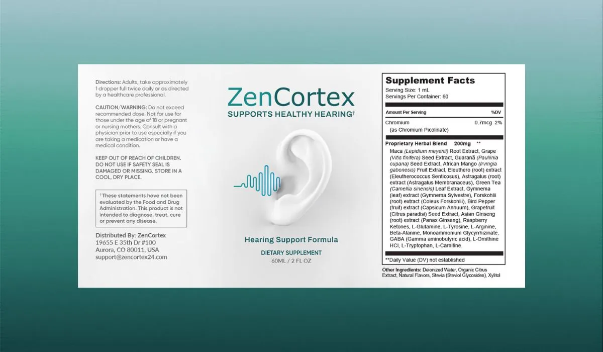 ZenCortex Dosage